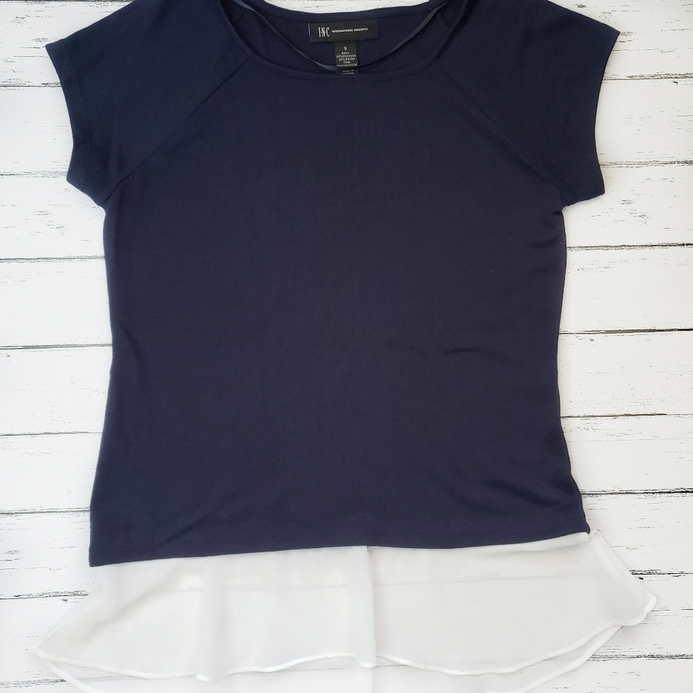 INC International Concepts Peplum Shirt